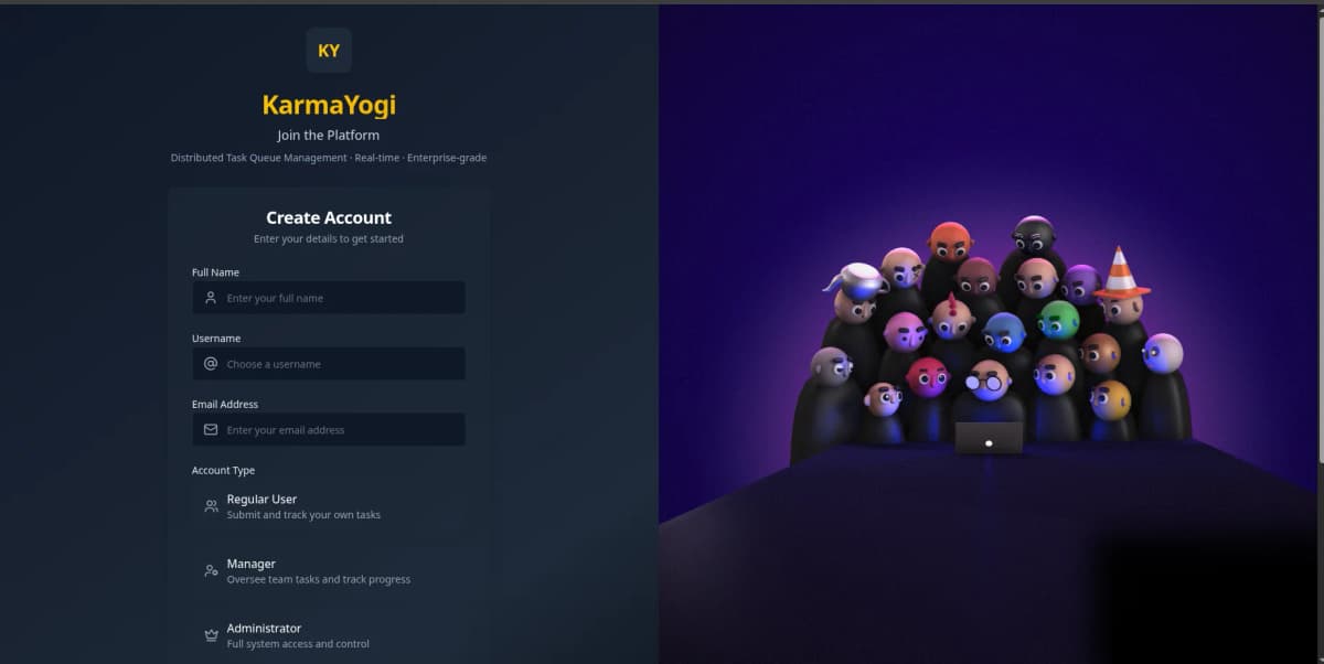 Karmayogi - Distributed Task Queue System
