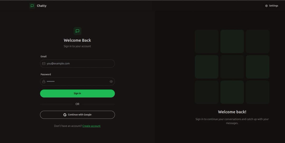 Chatty - A Real Time Chat Application